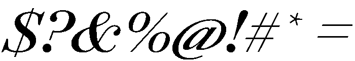AgathaItalicVAR ExpandedSemiBoldItalic Instance Font OTHER CHARS