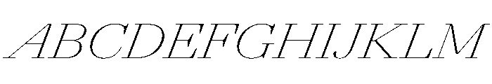 AgathaItalicVAR ExpandedThinContrastItalic Instance E59771e9 Font UPPERCASE