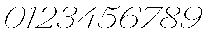 AgathaItalicVAR ExpandedThinContrastItalic Instance Font OTHER CHARS