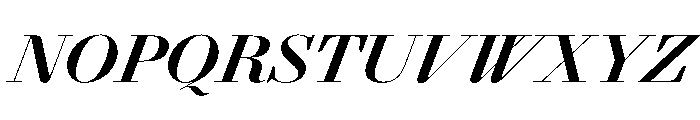 AgathaItalicVAR ExtraBoldContrastItalic Instance 8496dd9b Font UPPERCASE