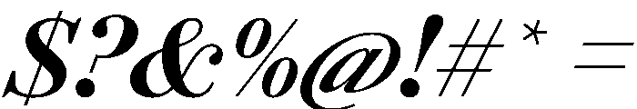 AgathaItalicVAR ExtraBoldItalic Instance Font OTHER CHARS