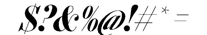 AgathaItalicVAR ExtraCondensedBlackContrastItalic Instance Font OTHER CHARS