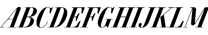 AgathaItalicVAR ExtraCondensedBoldContrastItalic Instance C700e478 Font UPPERCASE