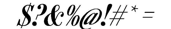 AgathaItalicVAR ExtraCondensedBoldItalic Instance Font OTHER CHARS