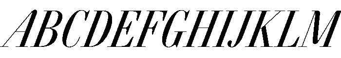 AgathaItalicVAR ExtraCondensedContrastItalic Instance 6f6a63b3 Font UPPERCASE