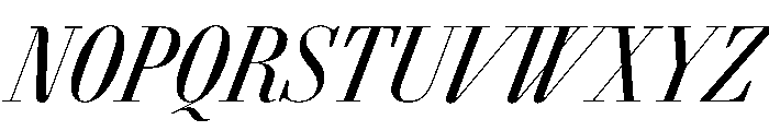 AgathaItalicVAR ExtraCondensedContrastItalic Instance 6f6a63b3 Font UPPERCASE