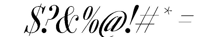 AgathaItalicVAR ExtraCondensedContrastItalic Instance Font OTHER CHARS