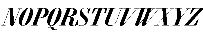 AgathaItalicVAR ExtraCondensedExtraBoldContrastItalic Instance A2be73a9 Font UPPERCASE