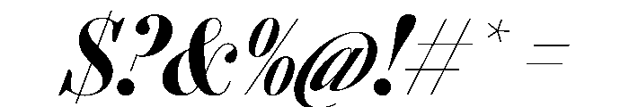AgathaItalicVAR ExtraCondensedExtraBoldContrastItalic Instance Font OTHER CHARS