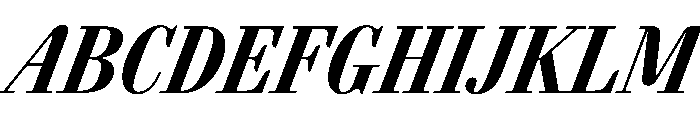 AgathaItalicVAR ExtraCondensedExtraBoldItalic Instance 36e1d0aa Font UPPERCASE