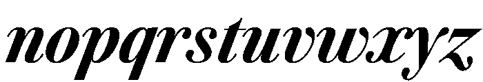 AgathaItalicVAR ExtraCondensedExtraBoldItalic Instance 36e1d0aa Font LOWERCASE