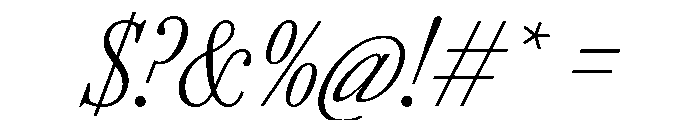 AgathaItalicVAR ExtraCondensedExtraLightItalic Instance Font OTHER CHARS