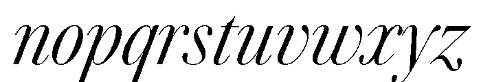 AgathaItalicVAR ExtraCondensedLightContrastItalic Instance E7b114e0 Font LOWERCASE