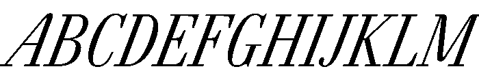 AgathaItalicVAR ExtraCondensedLightItalic Instance E9b617b2 Font UPPERCASE