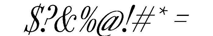 AgathaItalicVAR ExtraCondensedLightItalic Instance Font OTHER CHARS