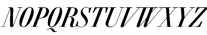 AgathaItalicVAR ExtraCondensedMediumContrastItalic Instance A0005a1f Font UPPERCASE