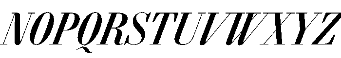 AgathaItalicVAR ExtraCondensedSemiBoldContrastItalic Instance A3883342 Font UPPERCASE