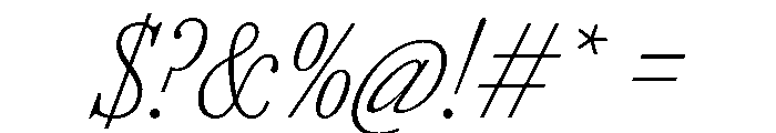 AgathaItalicVAR ExtraCondensedThinItalic Instance Font OTHER CHARS