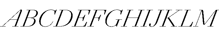 AgathaItalicVAR ExtraLightContrastItalic Instance 12370157 Font UPPERCASE