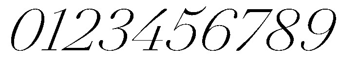 AgathaItalicVAR ExtraLightContrastItalic Instance Font OTHER CHARS