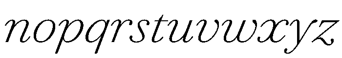 AgathaItalicVAR ExtraLightItalic Instance A9f9cc6f Font LOWERCASE