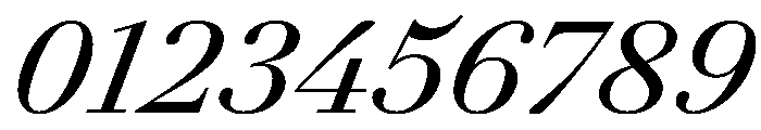 AgathaItalicVAR MediumItalic Instance Font OTHER CHARS
