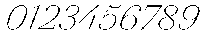 AgathaItalicVAR ThinContrastItalic Instance Font OTHER CHARS