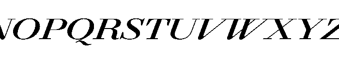 AgathaItalicVAR UltraExpandedBoldItalic Instance 8fa146d5 Font UPPERCASE