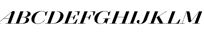 AgathaItalicVAR UltraExpandedExtraBoldContrastItalic Instance 3c4ec029 Font UPPERCASE