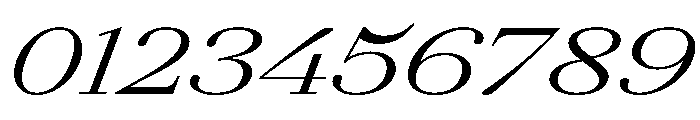 AgathaItalicVAR UltraExpandedItalic Instance Font OTHER CHARS