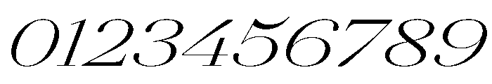 AgathaItalicVAR UltraExpandedLightContrastItalic Instance Font OTHER CHARS