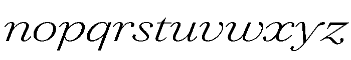AgathaItalicVAR UltraExpandedLightItalic Instance F0bdde96 Font LOWERCASE