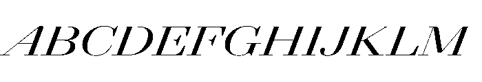 AgathaItalicVAR UltraExpandedMediumContrastItalic Instance E22e12f6 Font UPPERCASE