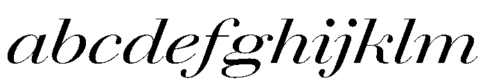 AgathaItalicVAR UltraExpandedMediumContrastItalic Instance FONT