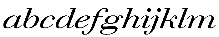 AgathaItalicVAR UltraExpandedMediumItalic Instance FONT