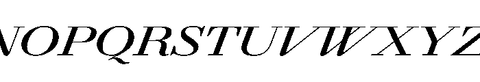 AgathaItalicVAR UltraExpandedSemiBoldItalic Instance Cf528fe8 Font UPPERCASE