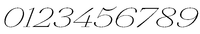 AgathaItalicVAR UltraExpandedThinContrastItalic Instance Font OTHER CHARS