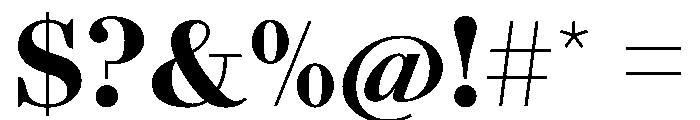 AgathaVAR Black Instance Font OTHER CHARS