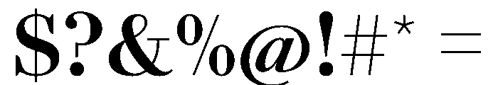 AgathaVAR Bold Instance Font OTHER CHARS