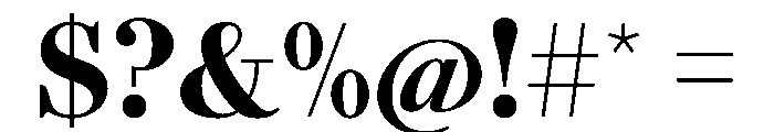 AgathaVAR CondensedBlack Instance Font OTHER CHARS