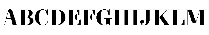AgathaVAR CondensedBlackContrast Instance Font UPPERCASE