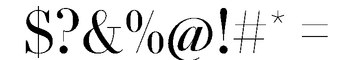 AgathaVAR CondensedContrast Instance Font OTHER CHARS