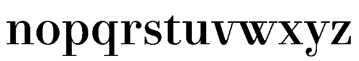 AgathaVAR CondensedSemiBold Instance Font LOWERCASE