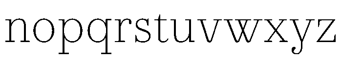 AgathaVAR CondensedThin Instance 6724d953 Font LOWERCASE