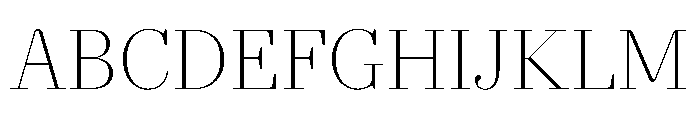 AgathaVAR CondensedThinContrast Instance D00251a3 Font UPPERCASE