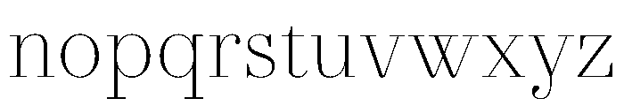 AgathaVAR CondensedThinContrast Instance D00251a3 Font LOWERCASE
