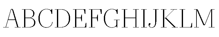 AgathaVAR CondensedThinContrast Instance Font UPPERCASE
