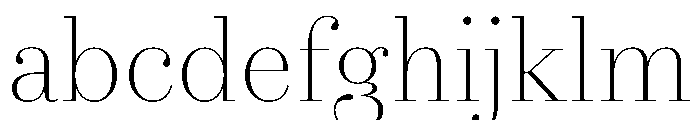 AgathaVAR CondensedThinContrast Instance FONT