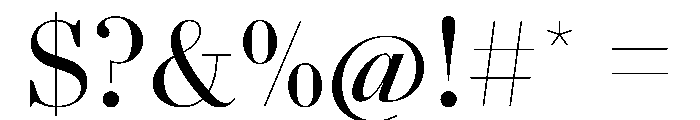AgathaVAR Contrast Instance Font OTHER CHARS