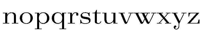 AgathaVAR Expanded Instance Font LOWERCASE